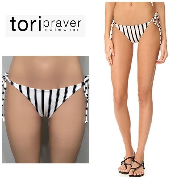 Tori Praver Ceramic Sunday Stripe Allegra Bottom - Picture 1 of 7